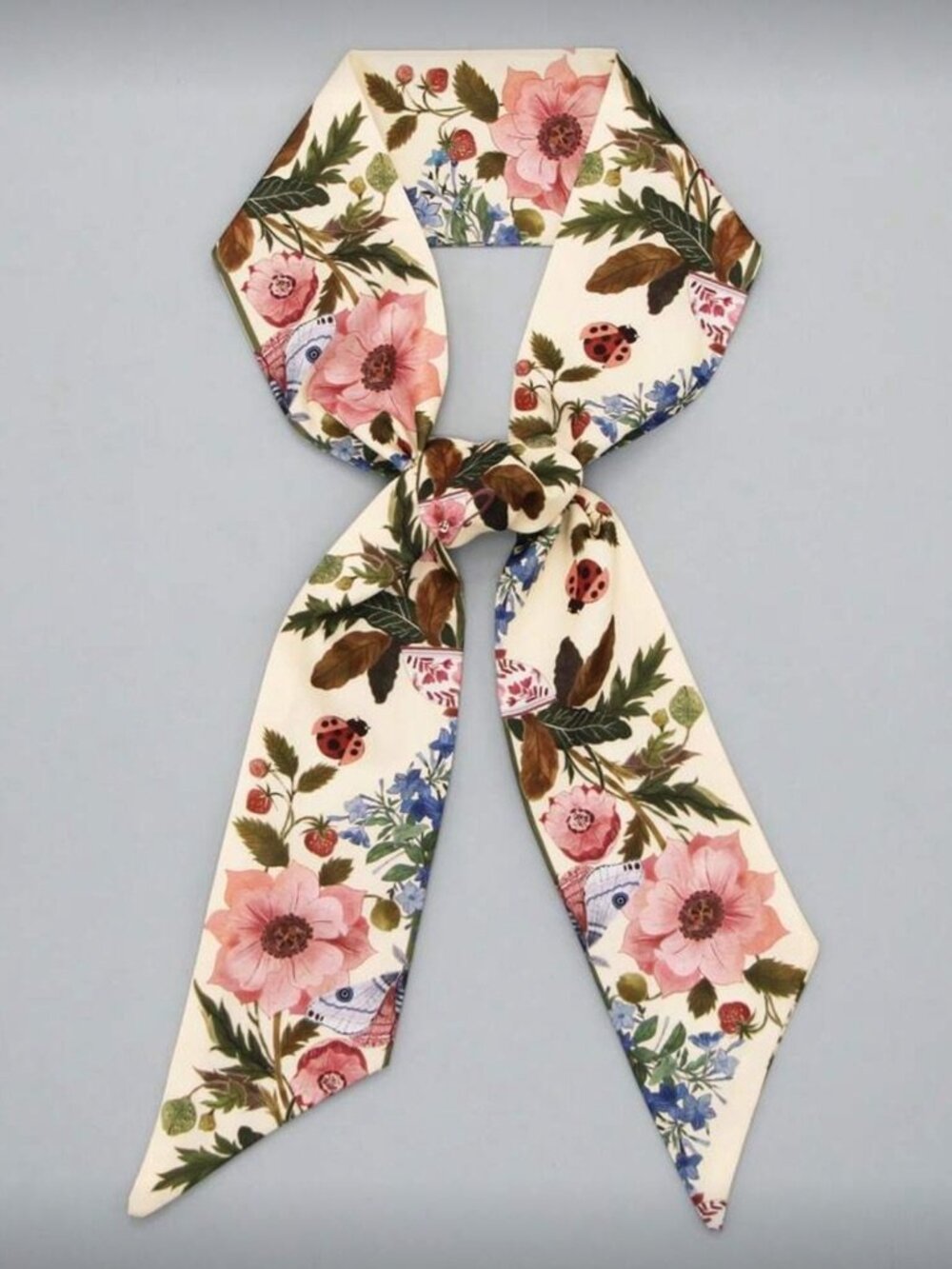 Floral yellow Scarf Band N1393